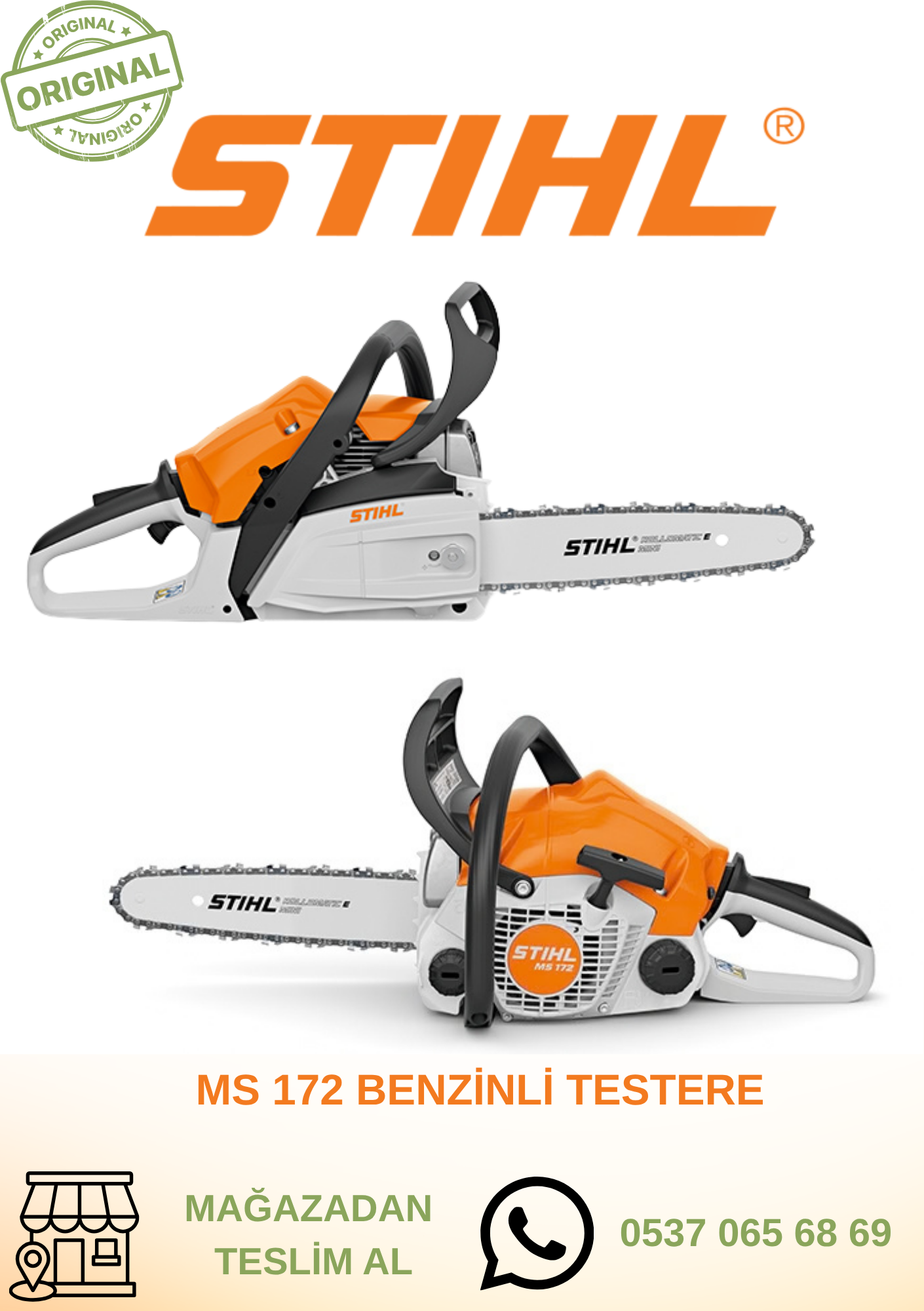 MS 172 BENZİNLİ TESTERE