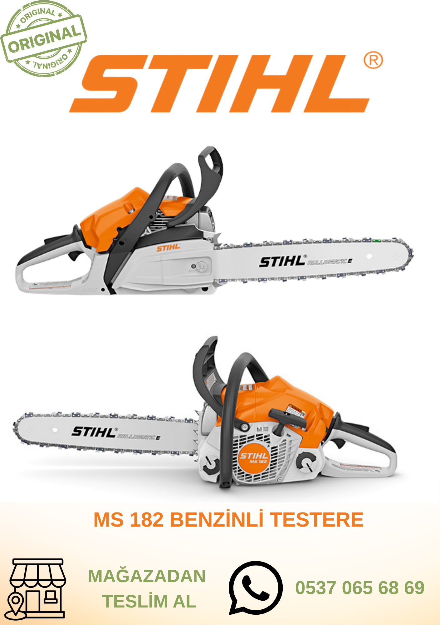 MS 182 BENZİNLİ TESTERE