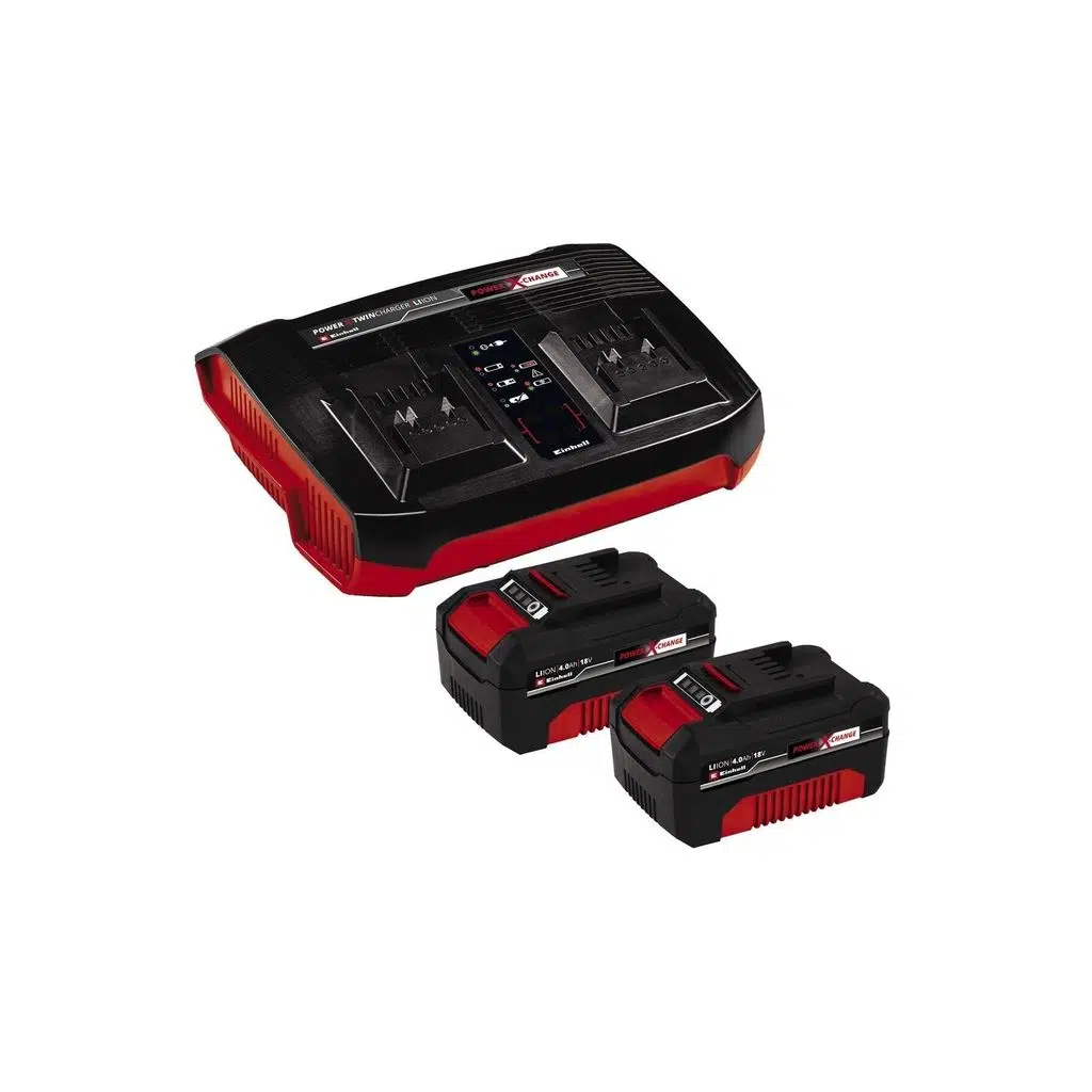 18V 2 x 4,0 Ah PXC Twincharger Kit, Akü & Şarj Cihazı
