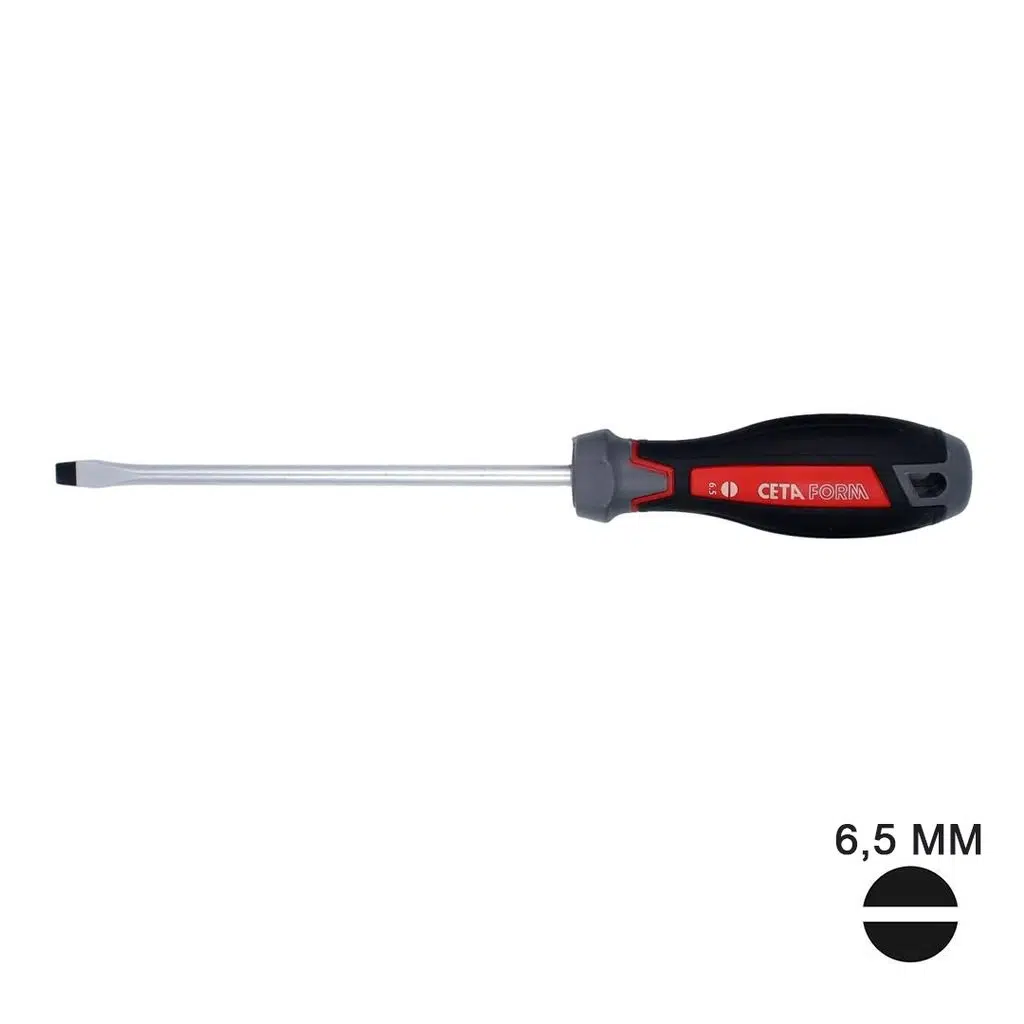 6,5 x 150 mm Atölye Tipi Düz Tornavida C-PLUS DÜZ UÇLU TORNAVİDA/ATÖLYE