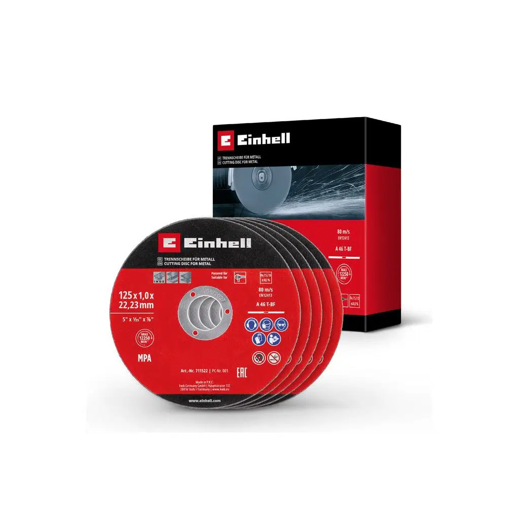 İnox kesici disk 125x1,0mm 5 Li.