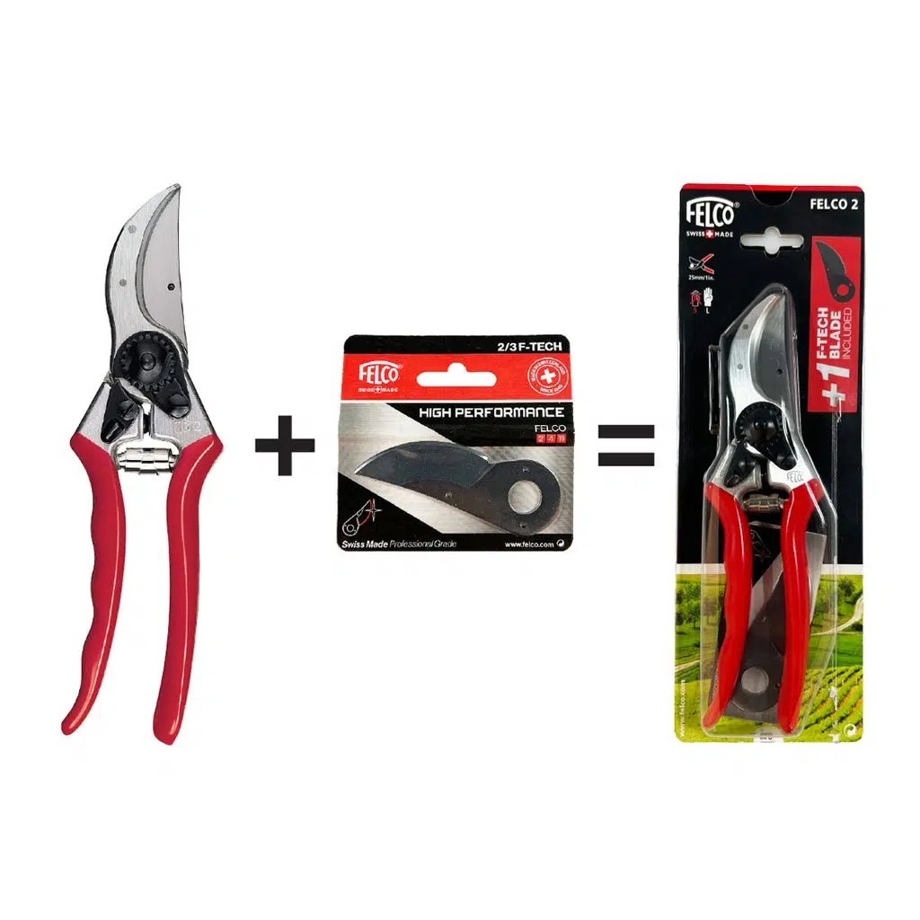 FELCO / 2 BUDAMA MAKASI ve ÜST BIÇAK F-Tech 2/3