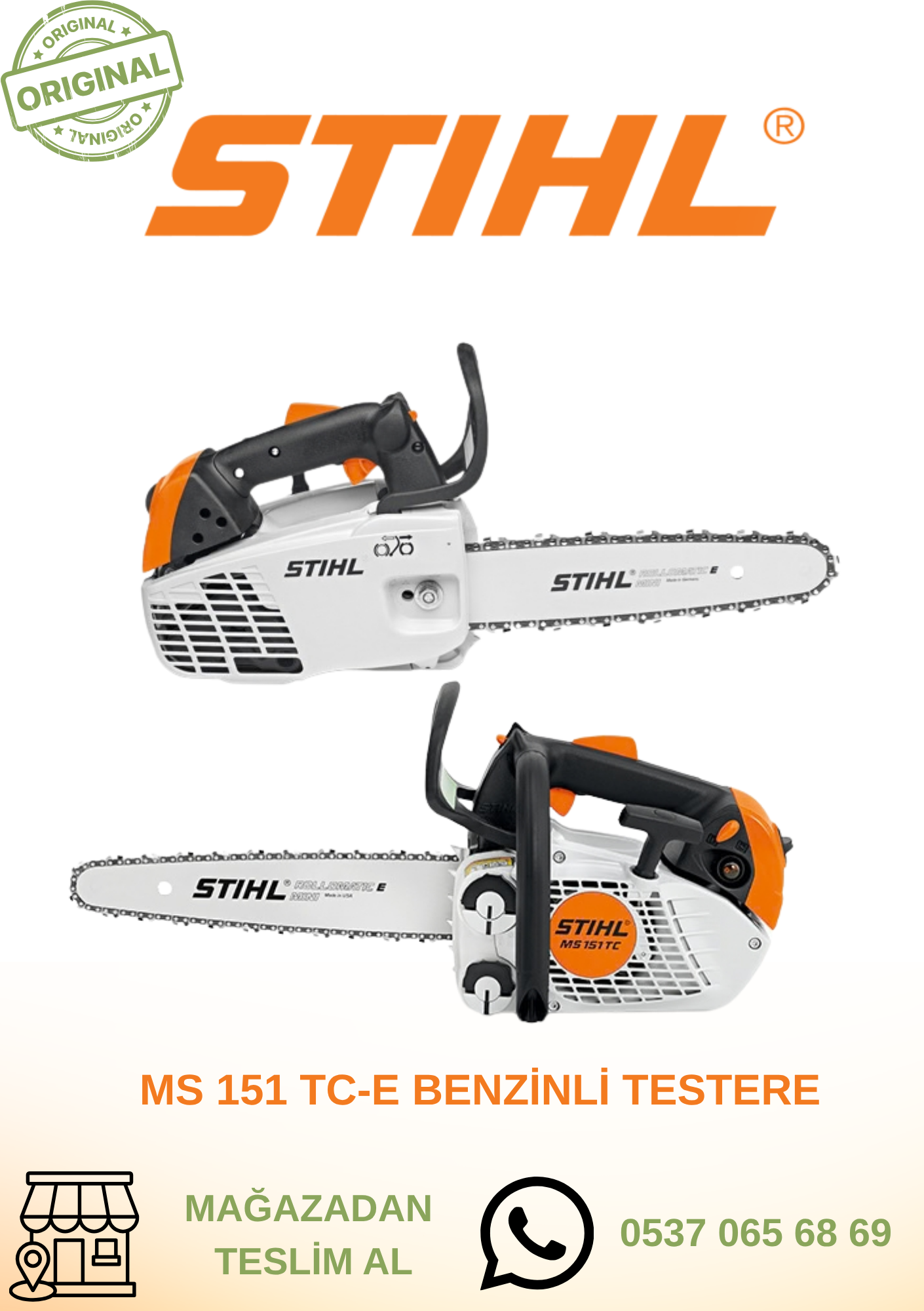 MS 151 TC-E BENZİNLİ TESTERE